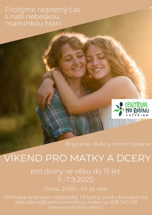 Víkendy pro maminky a dcerky 2025